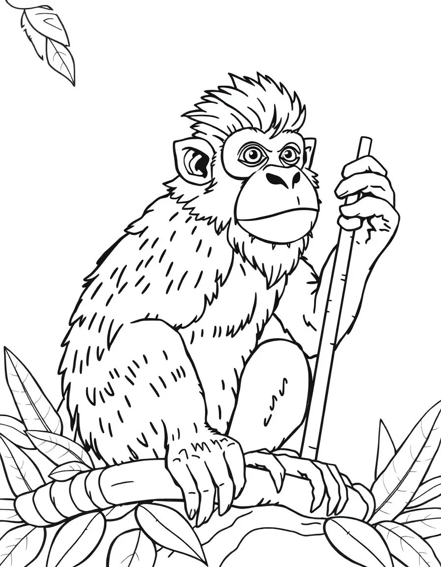 A Mayan monkey