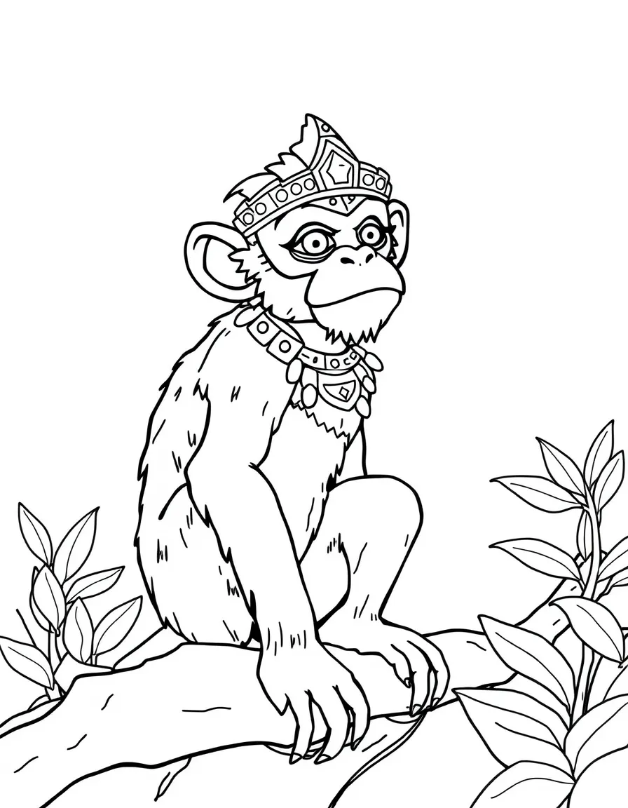 A Mayan monkey