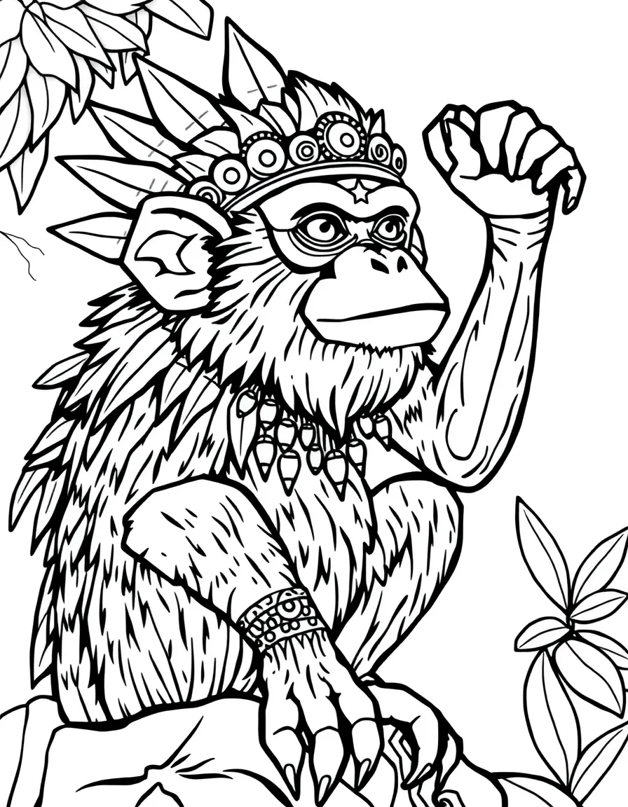 A Mayan monkey