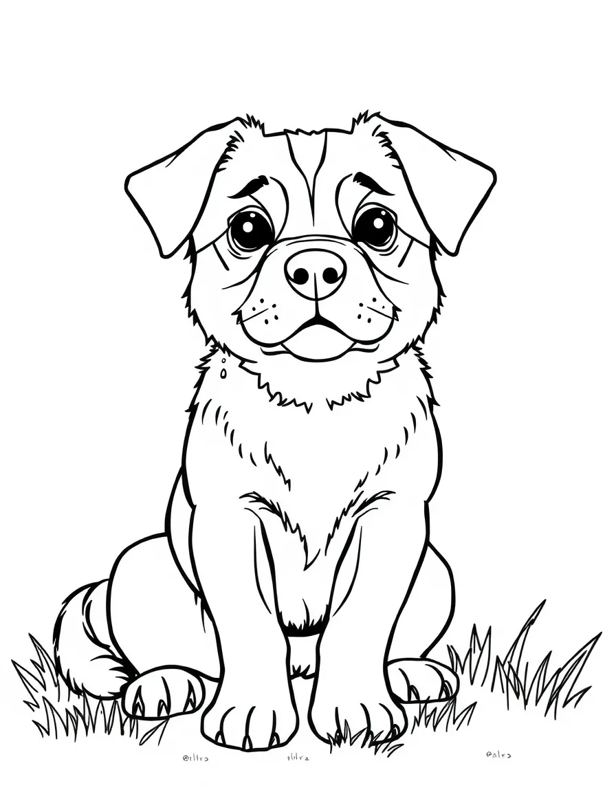 a dog