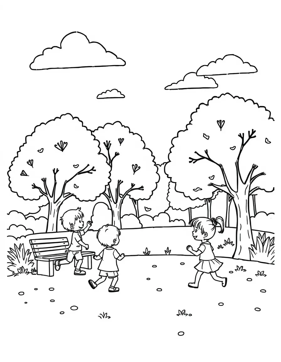 Children playing in the park