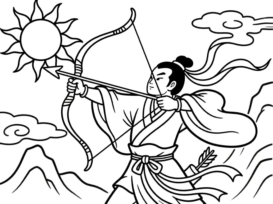 后羿射日