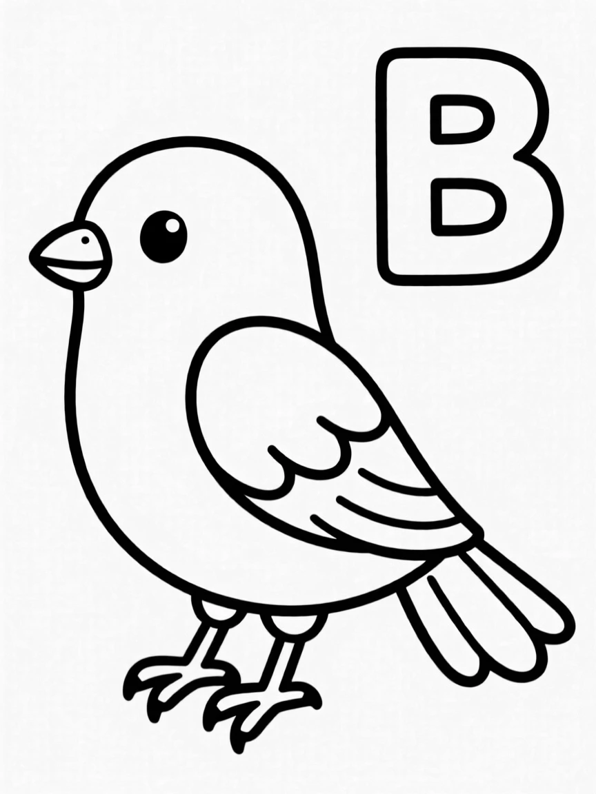 "B is for bird"