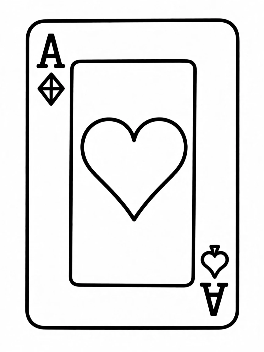 A poker card
