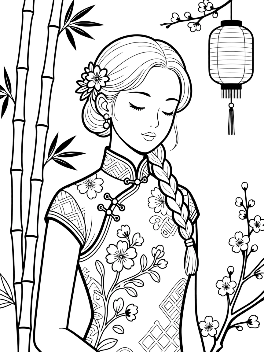 A Chinese girl
