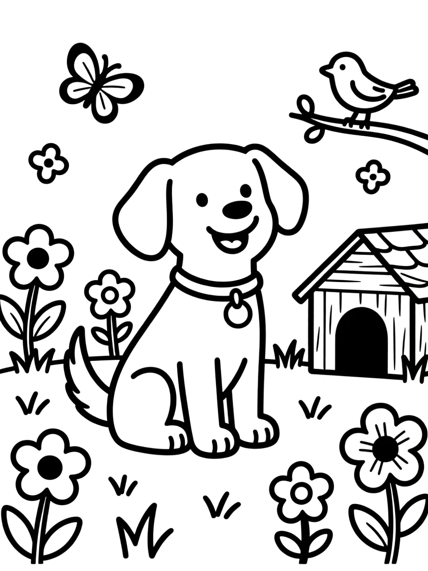 A dog