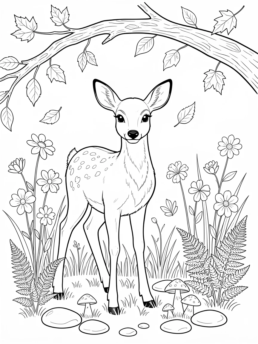 A cute deer