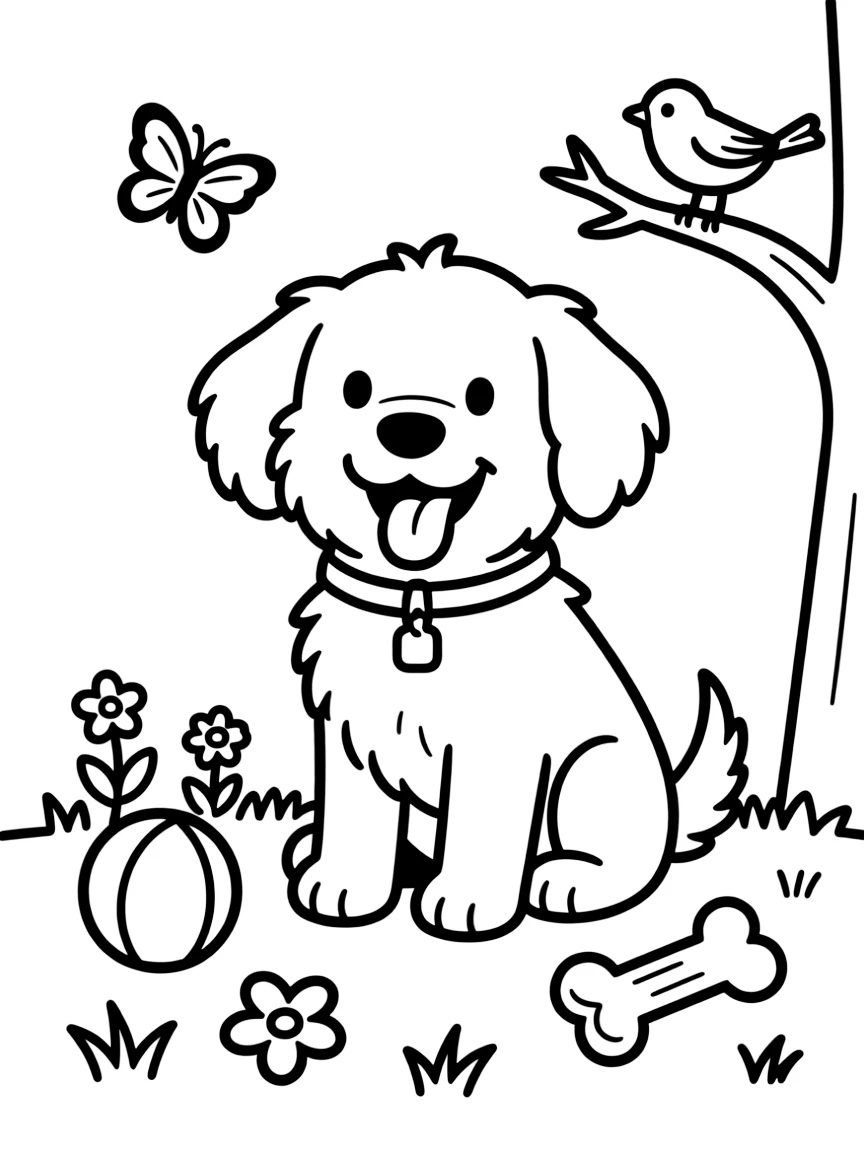 A cute dog
