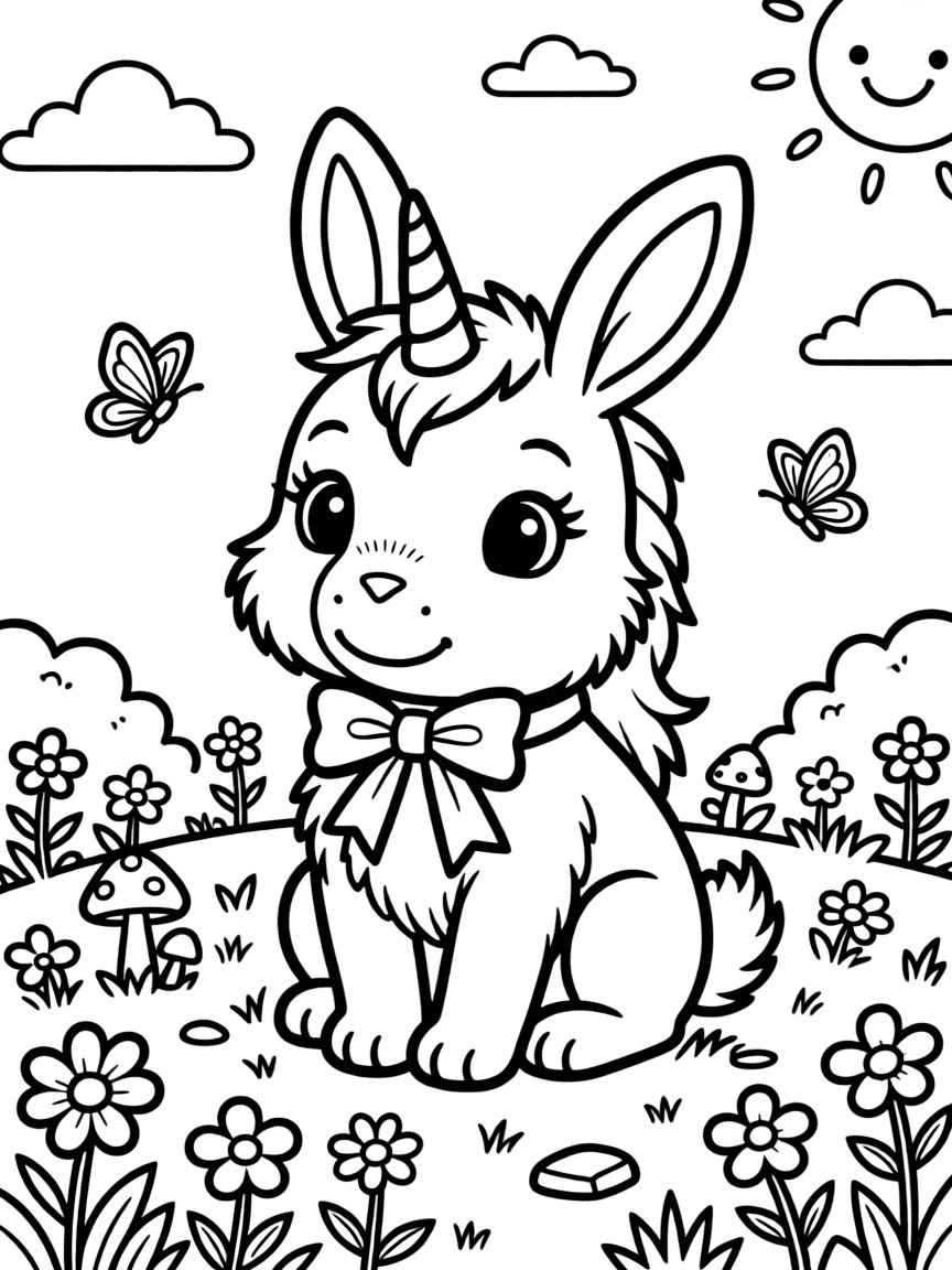 baby unicorn bunny