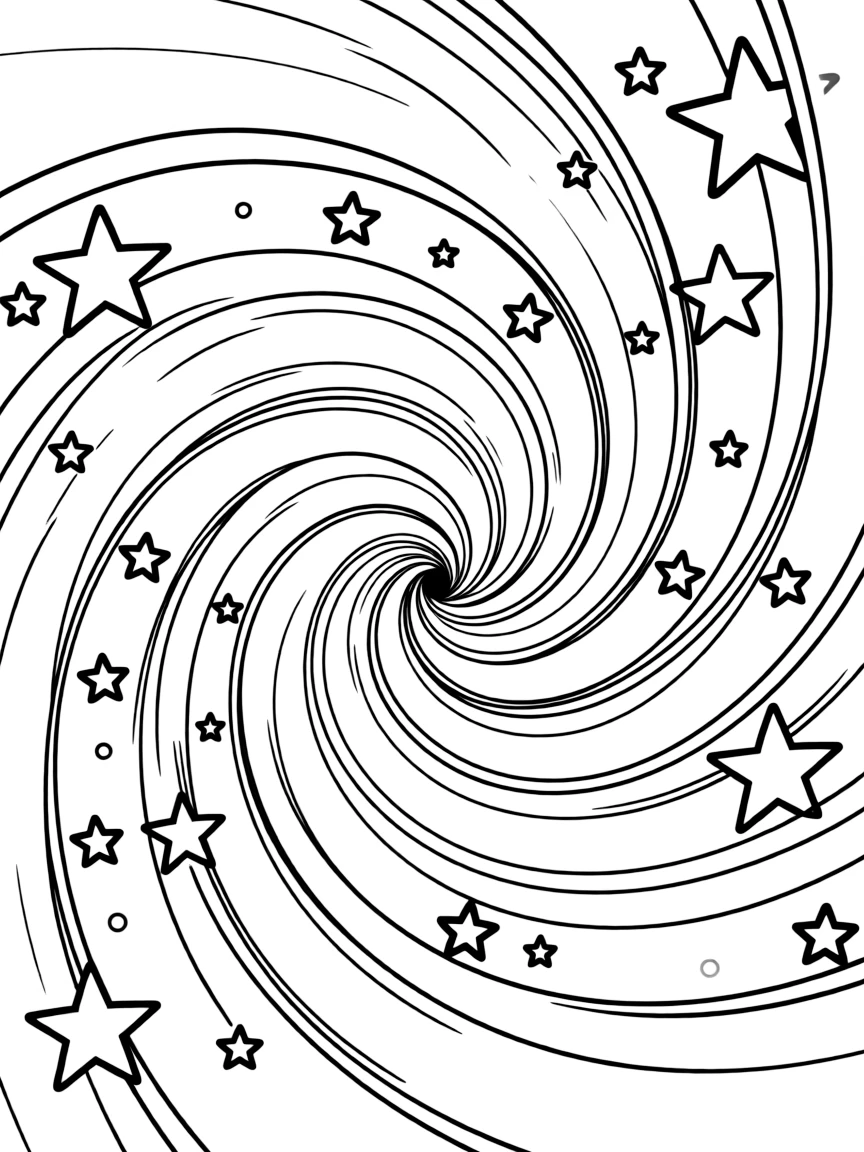 Pattern galaxy spiral with star cluster details