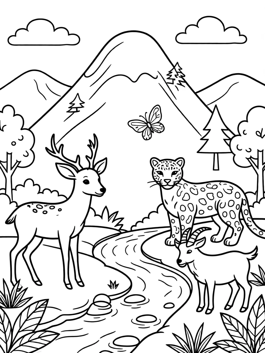 Mountain sanctuary for endangered species