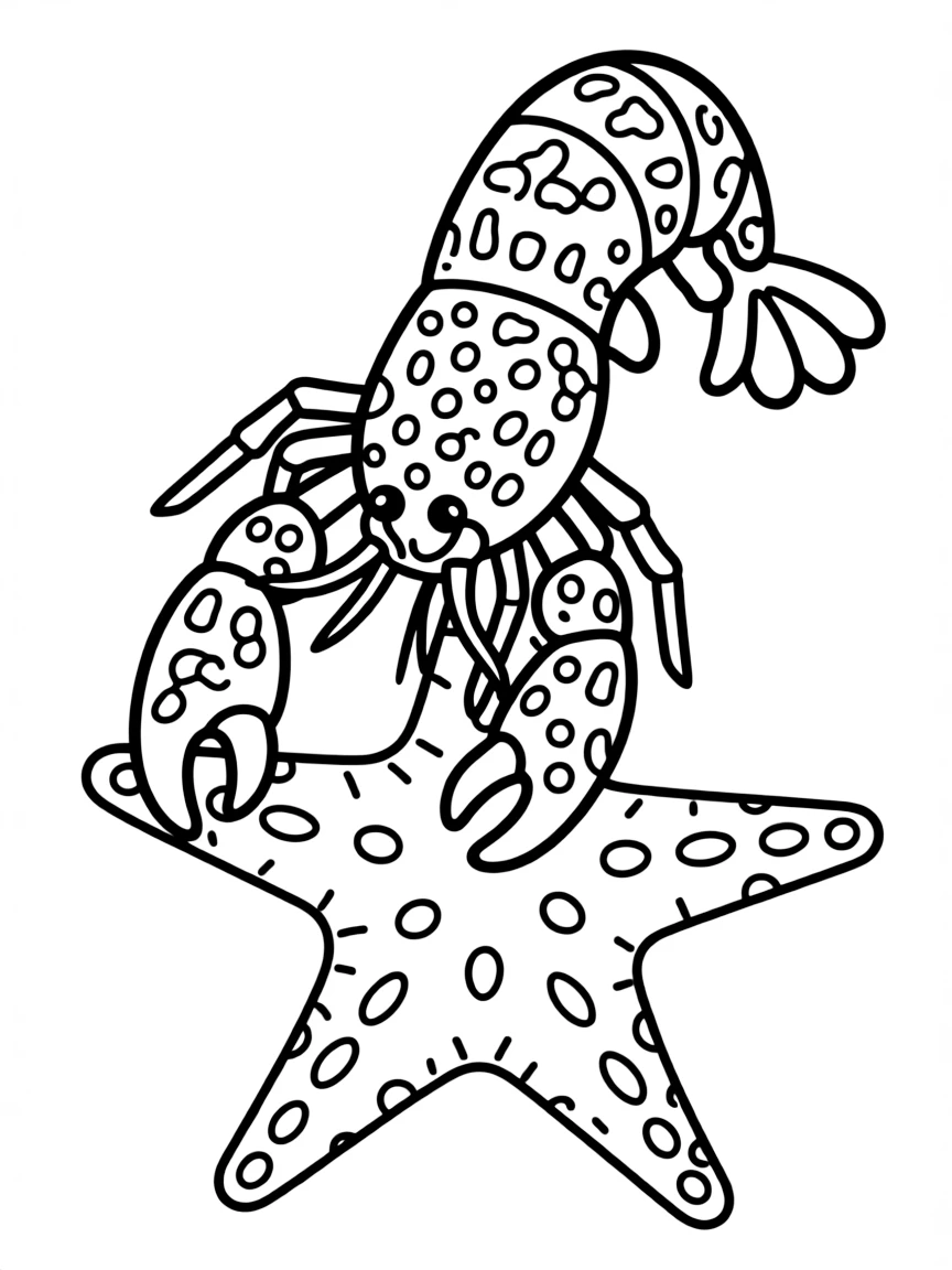 A harlequin shrimp feeding on its exclusive diet—the tube feet of sea stars