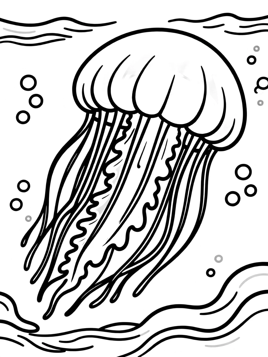 A comb jelly with its rows of cilia creating rainbow light effects as it swims