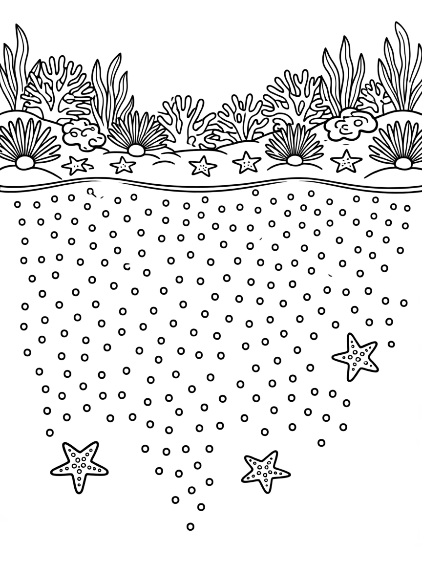 A deep sea "rain" of food particles falling from productive reef areas above