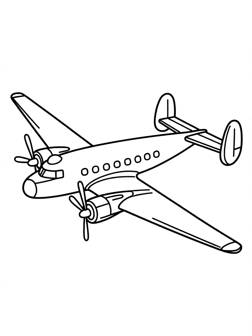 A Lockheed Constellation with its distinctive triple-tail design