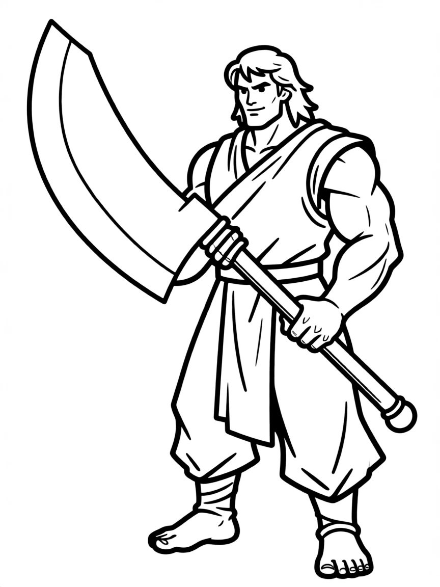 Yhorm the Giant with massive machete