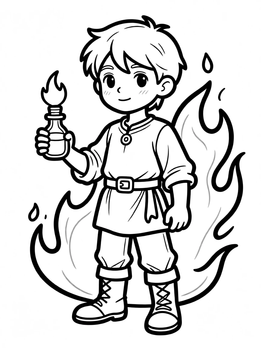 Ashen One with estus flask and ember form