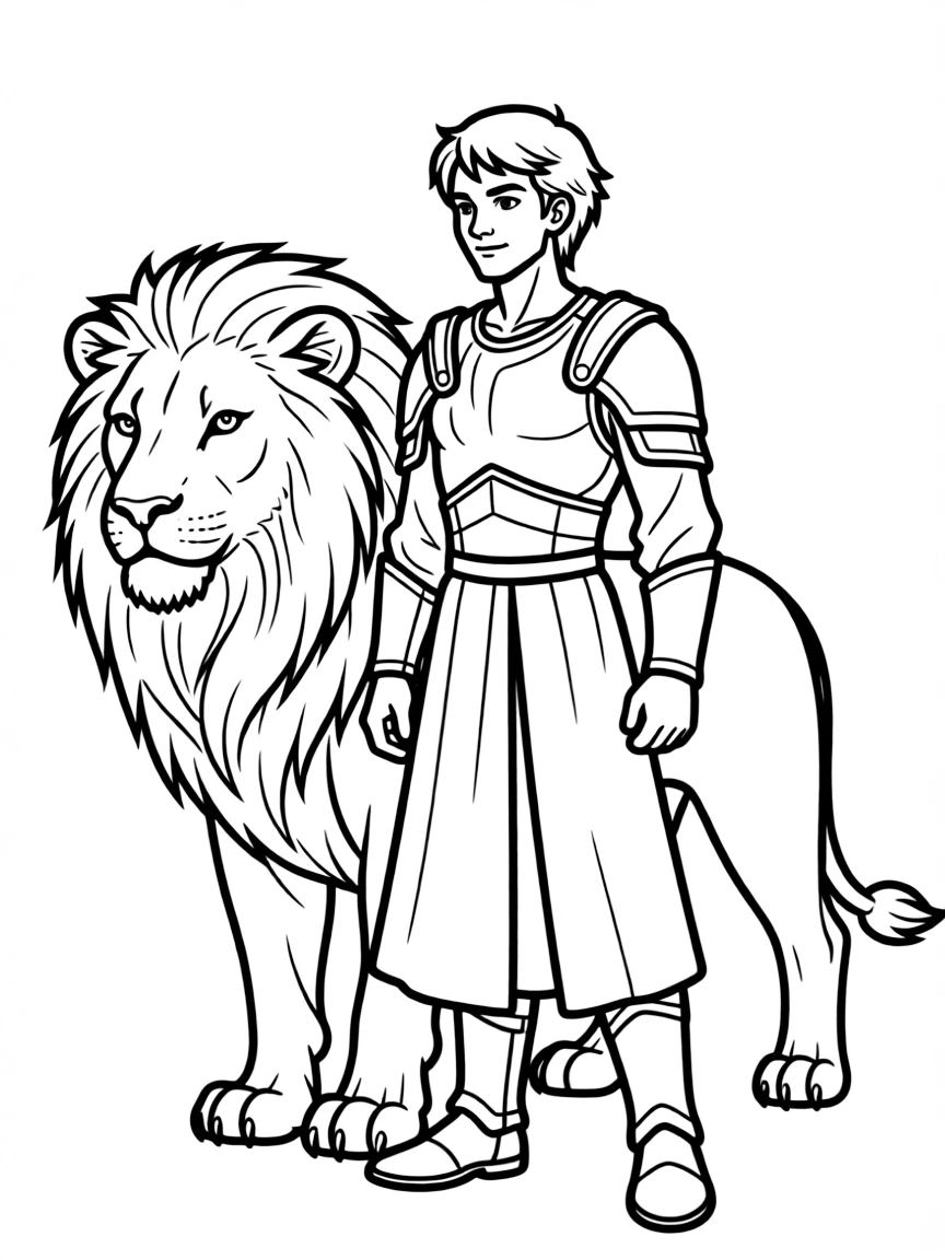 Godfrey, First Elden Lord with lion on back