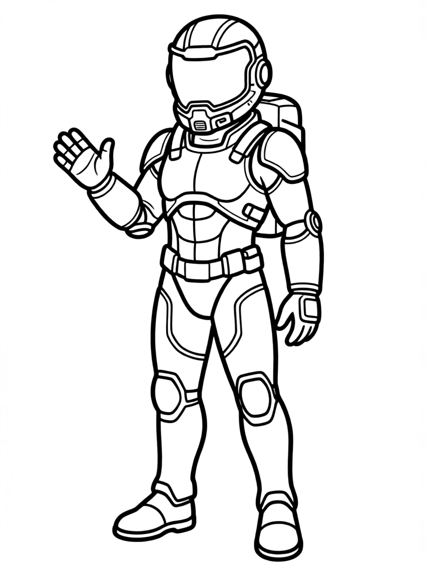 Tali from Mass Effect with her environmental suit