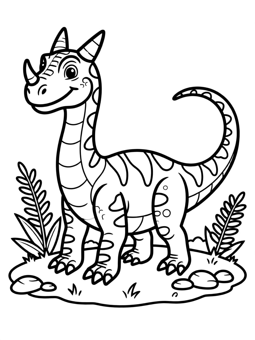 Iguanodon with its thumb spike