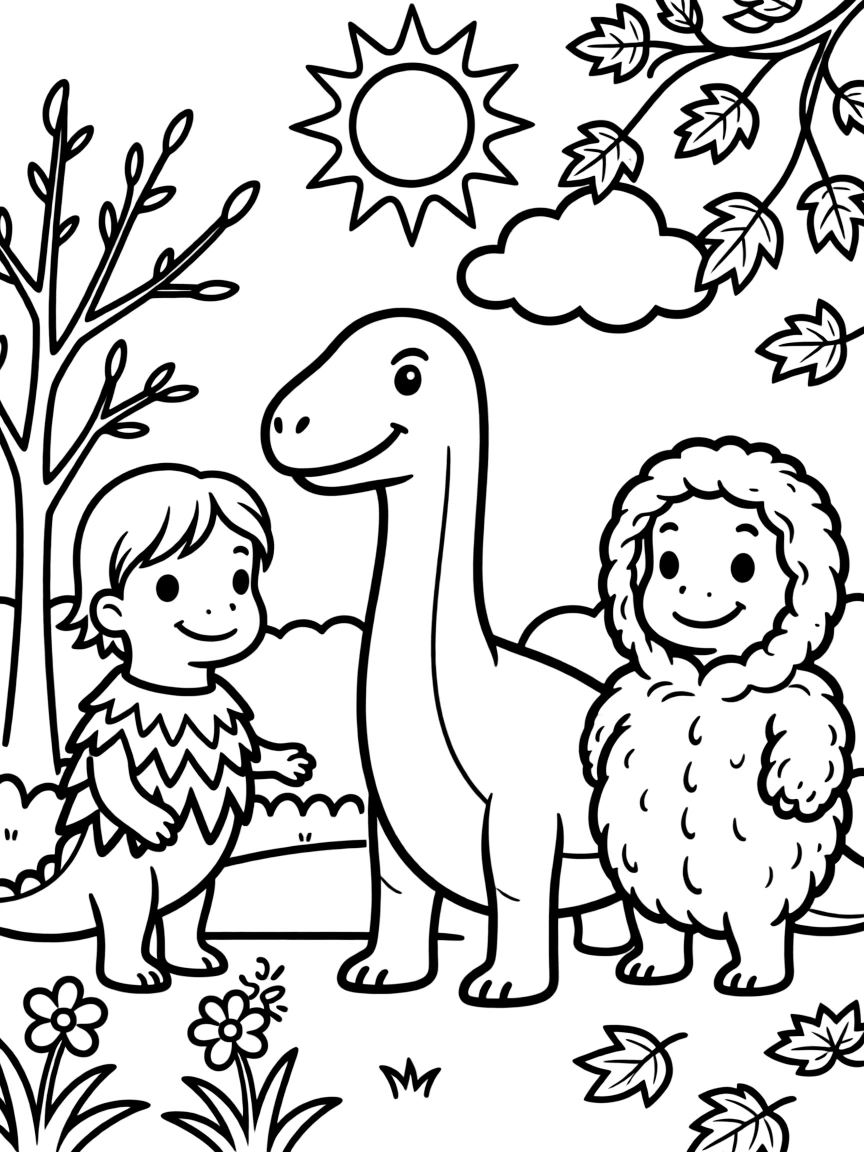 Dinosaurs adapting to seasonal temperature changes