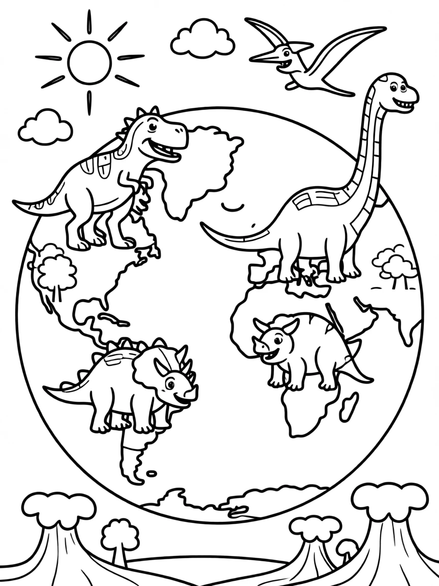 Continental drift and dinosaur evolution