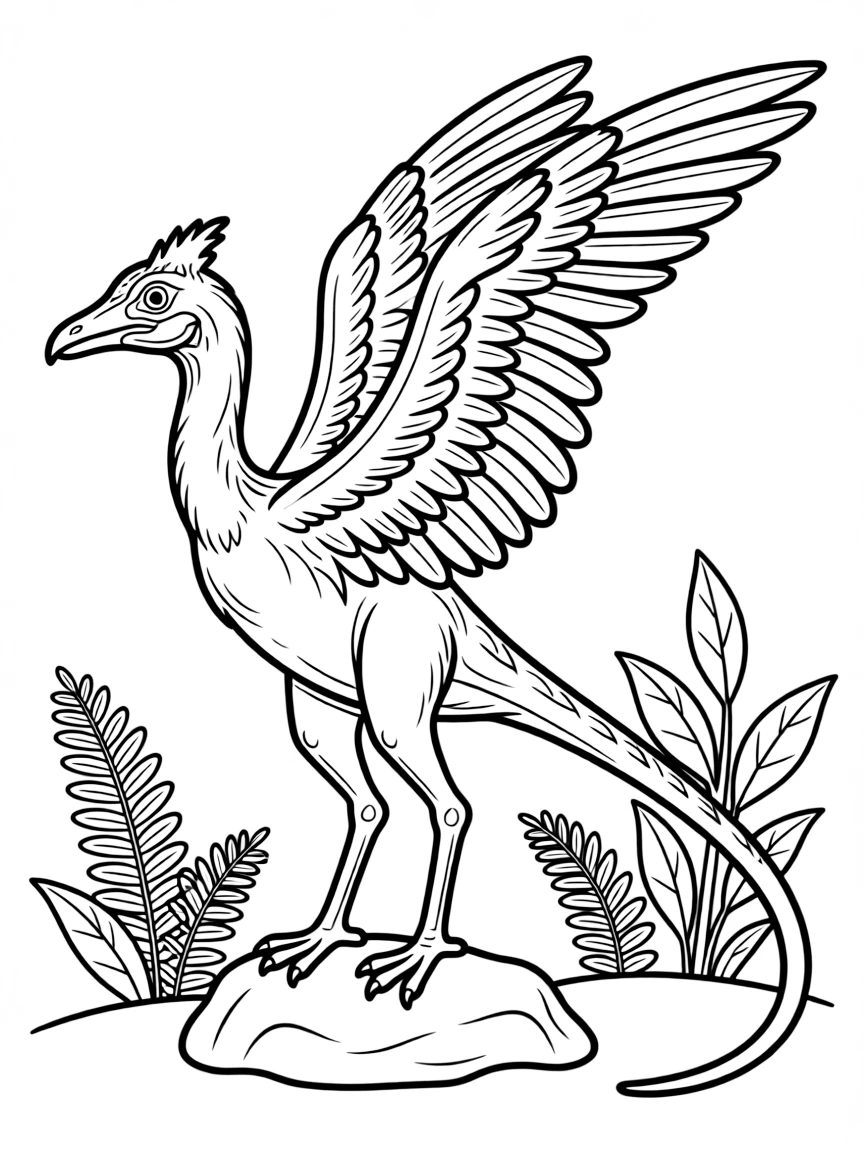 Archaeopteryx, an early bird-like dinosaur