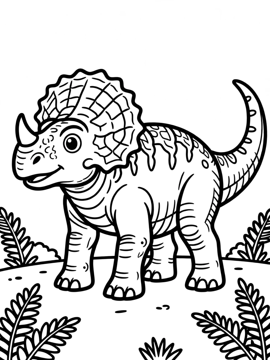 Pachyrhinosaurus with its thick nasal boss