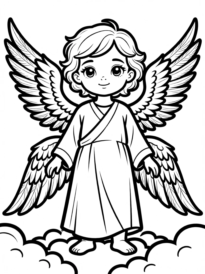 Cherubim with multiple wings and detailed eyes as described in Ezekiel