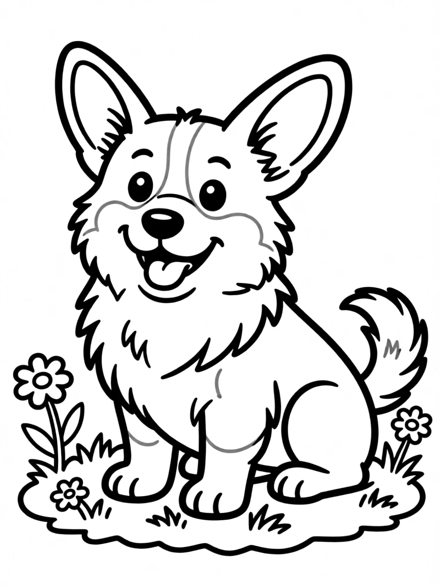 A Corgi with its characteristic short legs