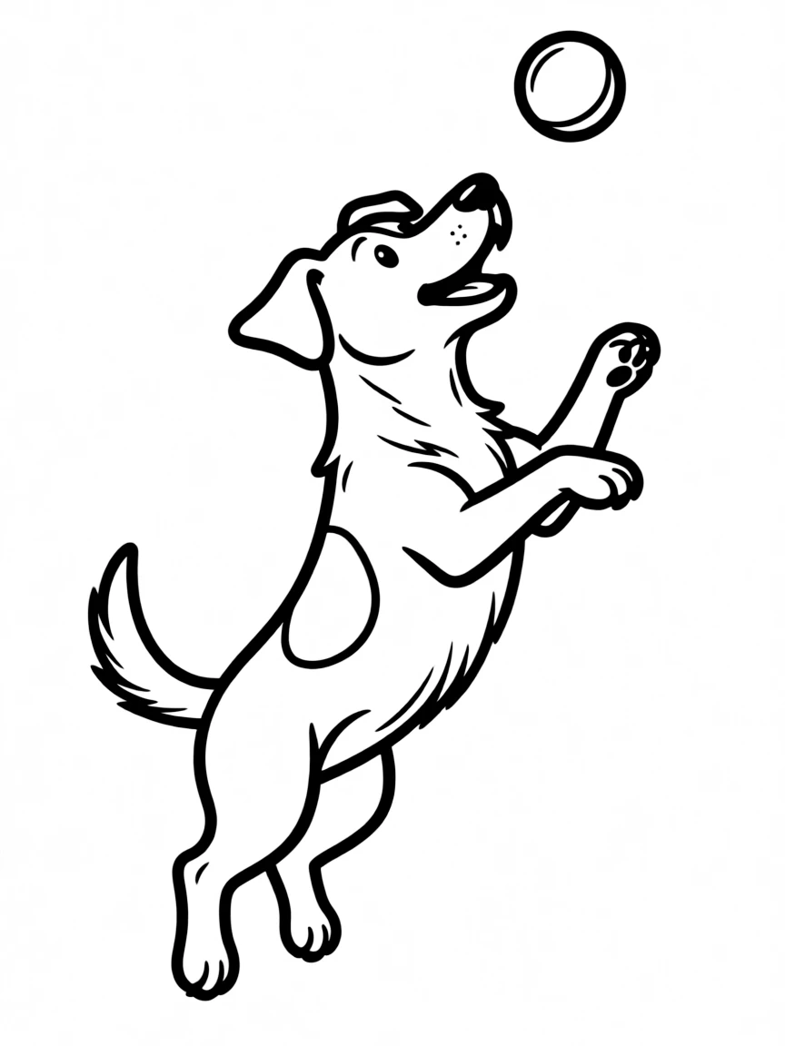 A Jack Russell Terrier jumping high for a ball