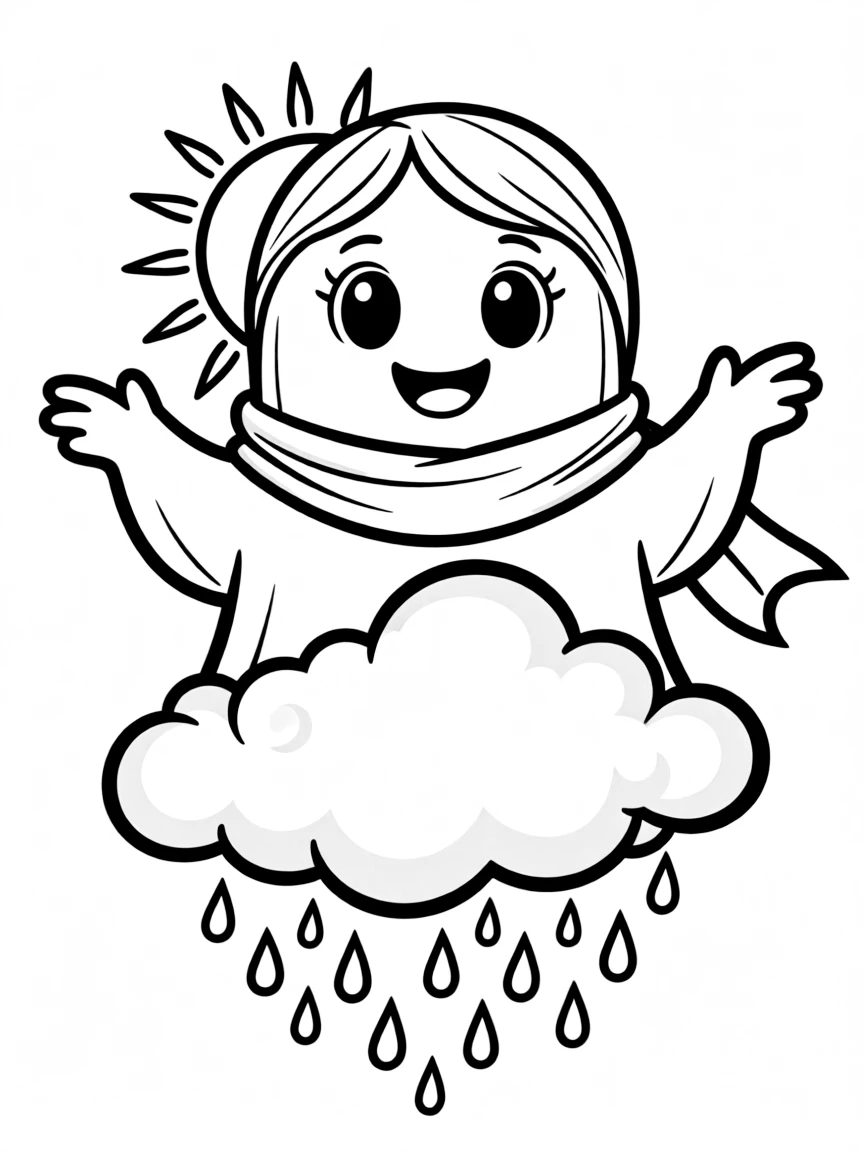 A ghost whose form shifts with the changing weather