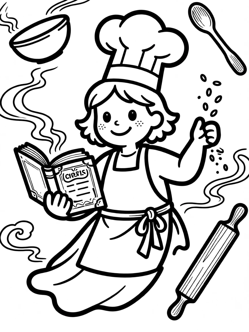 A ghost chef creating recipes from memories