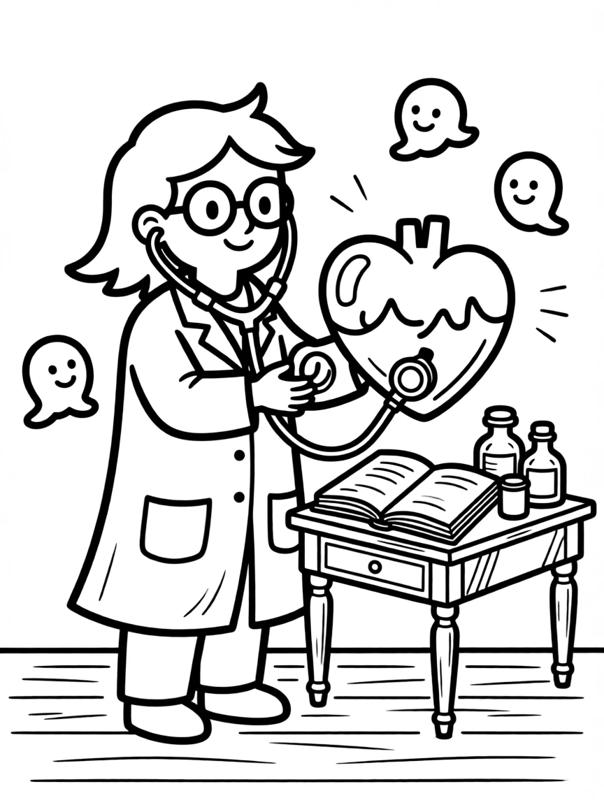 A ghost doctor treating ailments of the spirit