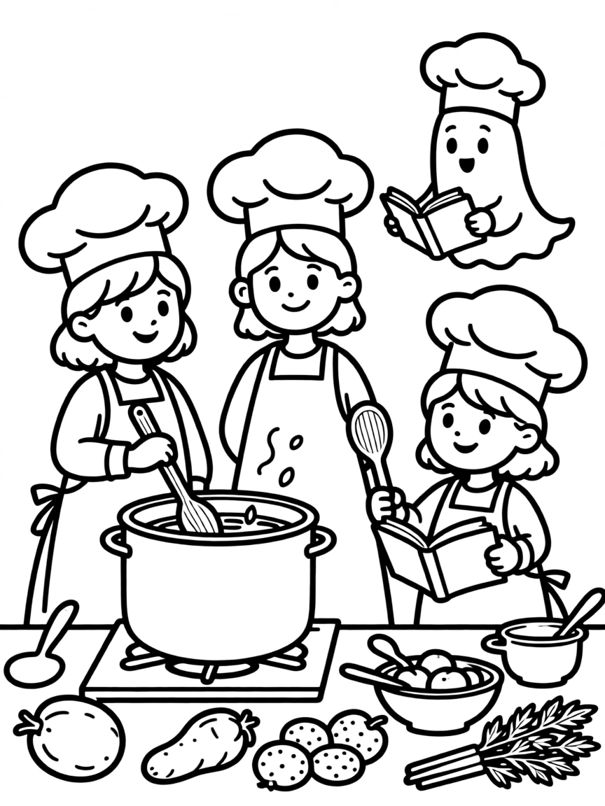 Ghost chefs cooking recipes that evoke memories