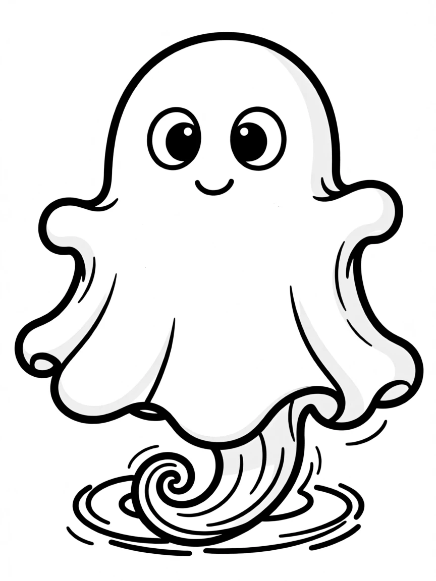 A ghost whose form changes with each telling of its story