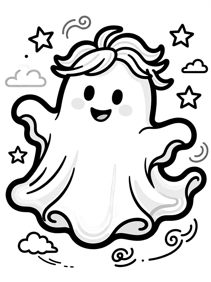 A ghost whose form shifts with each passing hour