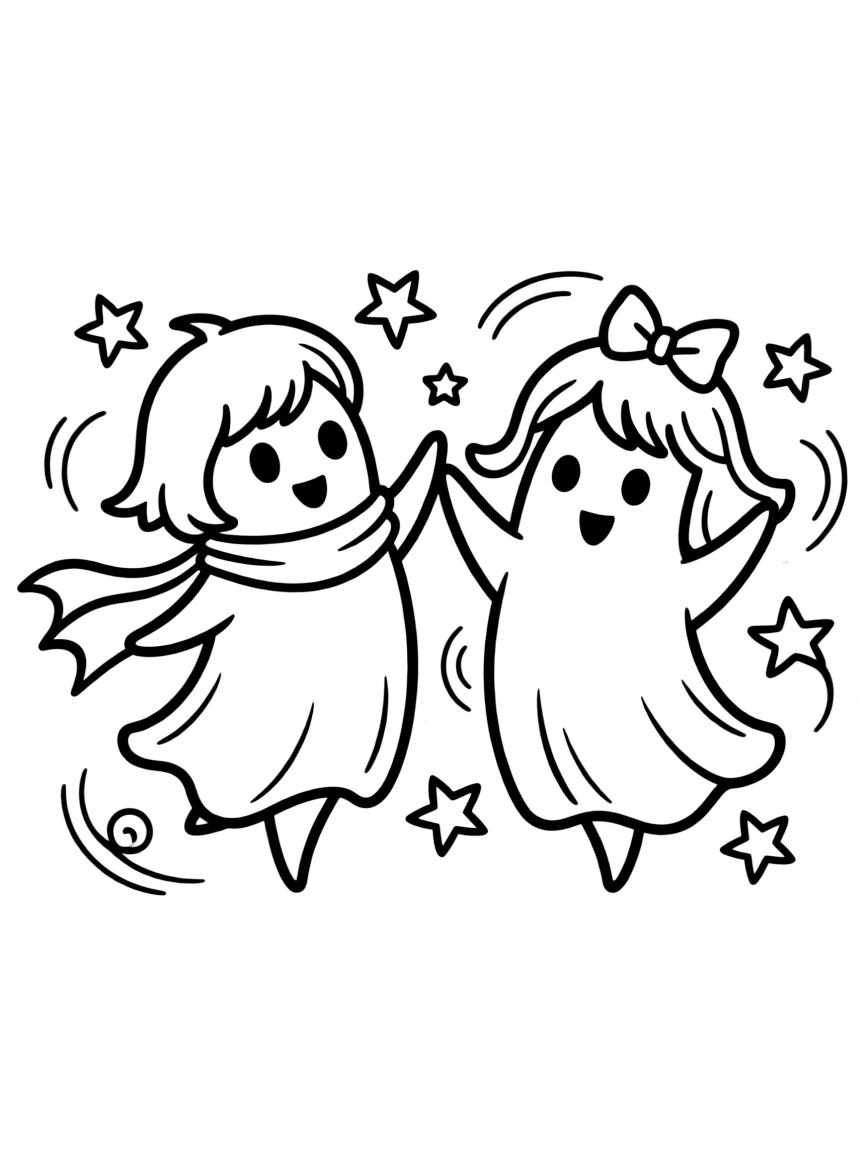 Ghosts having a dance competition with no music