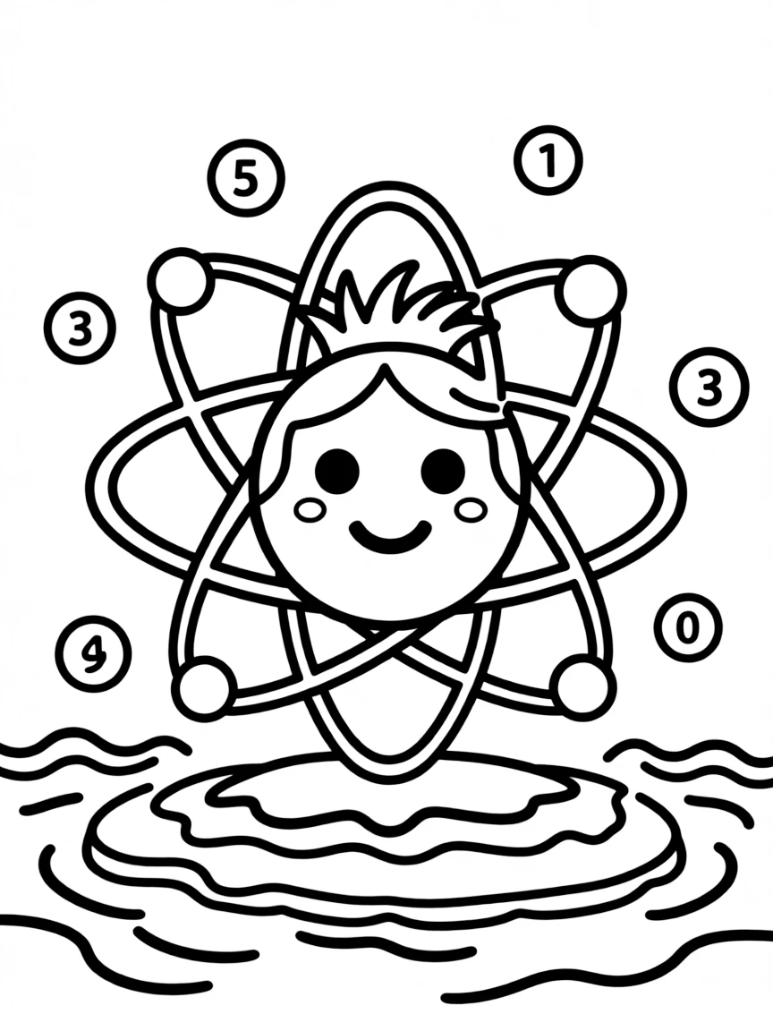 A detailed illustration of atomic nuclear stability island