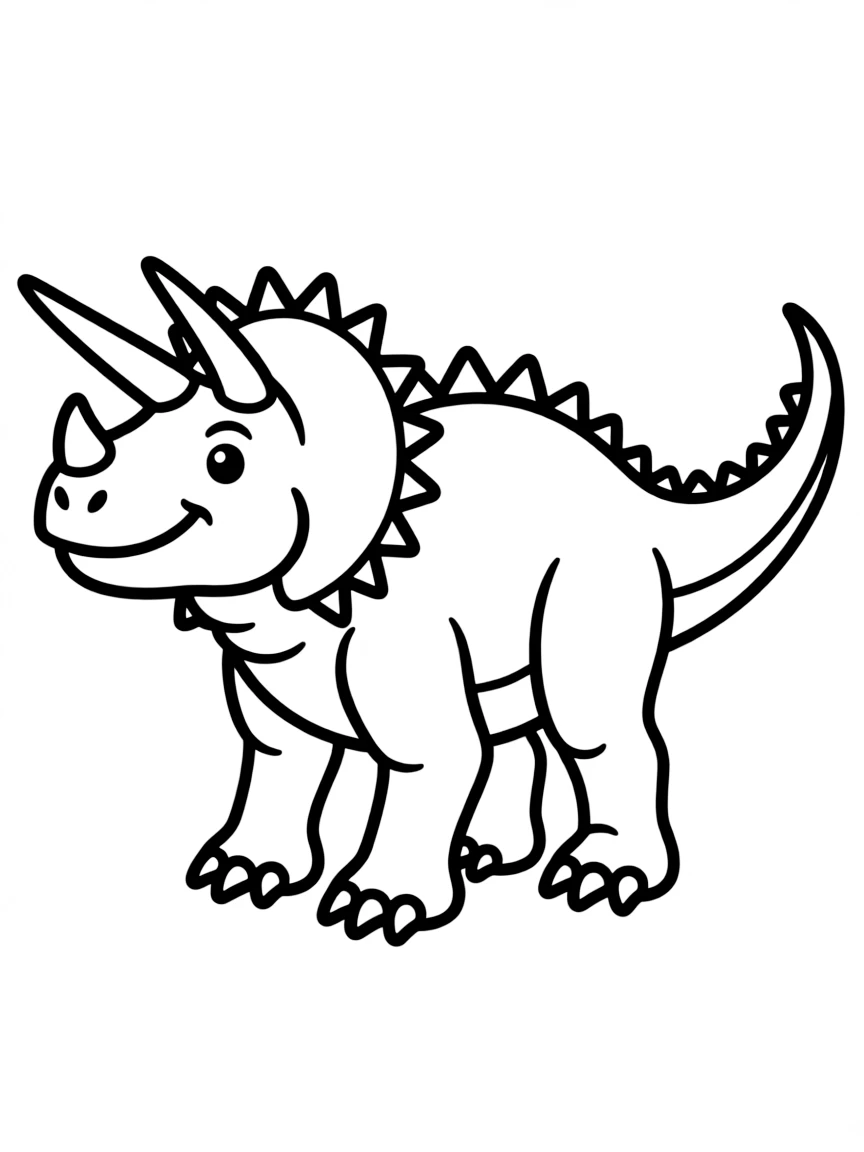 A Ceratosaurus with its distinctive nose horn and back plates
