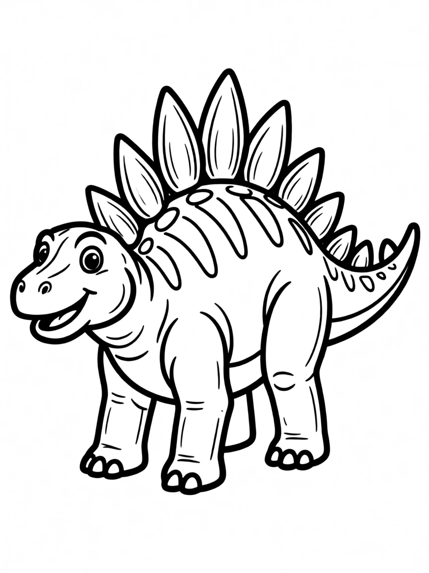 A Hypacrosaurus with its tall neural spines forming a sail-like structure