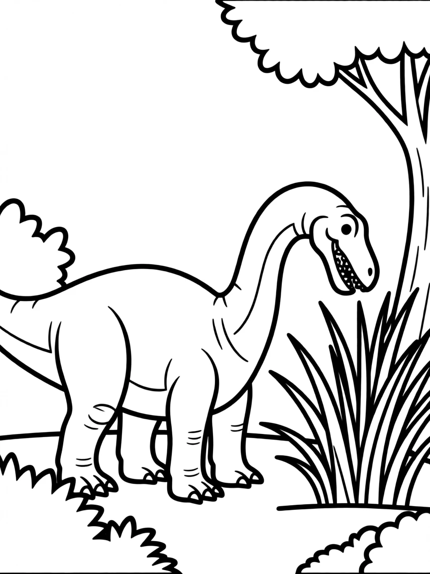 A Bonitasaura with its guillotine-like jaw browsing on vegetation