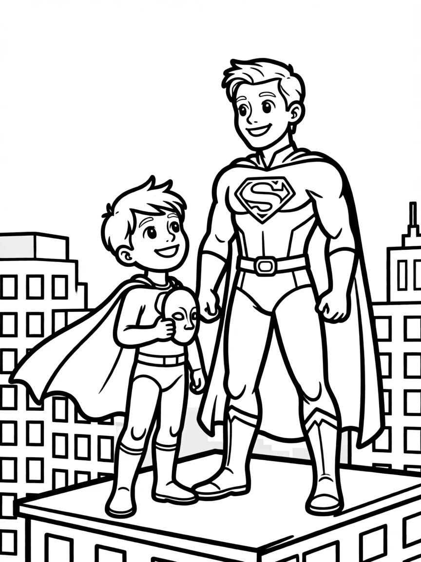 A legacy hero following in their mentor's footsteps