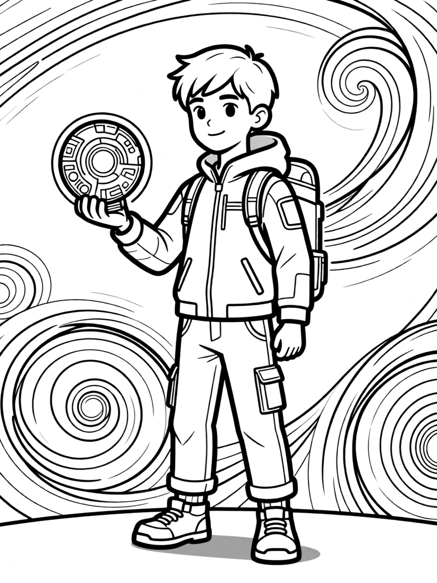 A dimensional traveler with reality-warping device