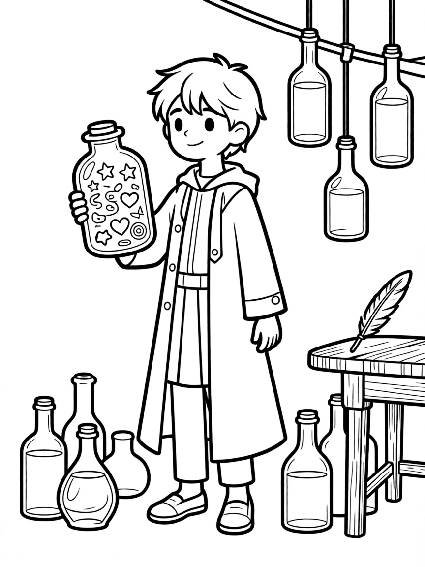 A memory collector with bottled recollections