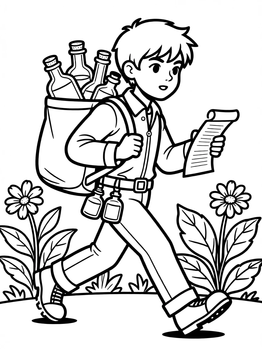 A potion delivery courier with rush orders