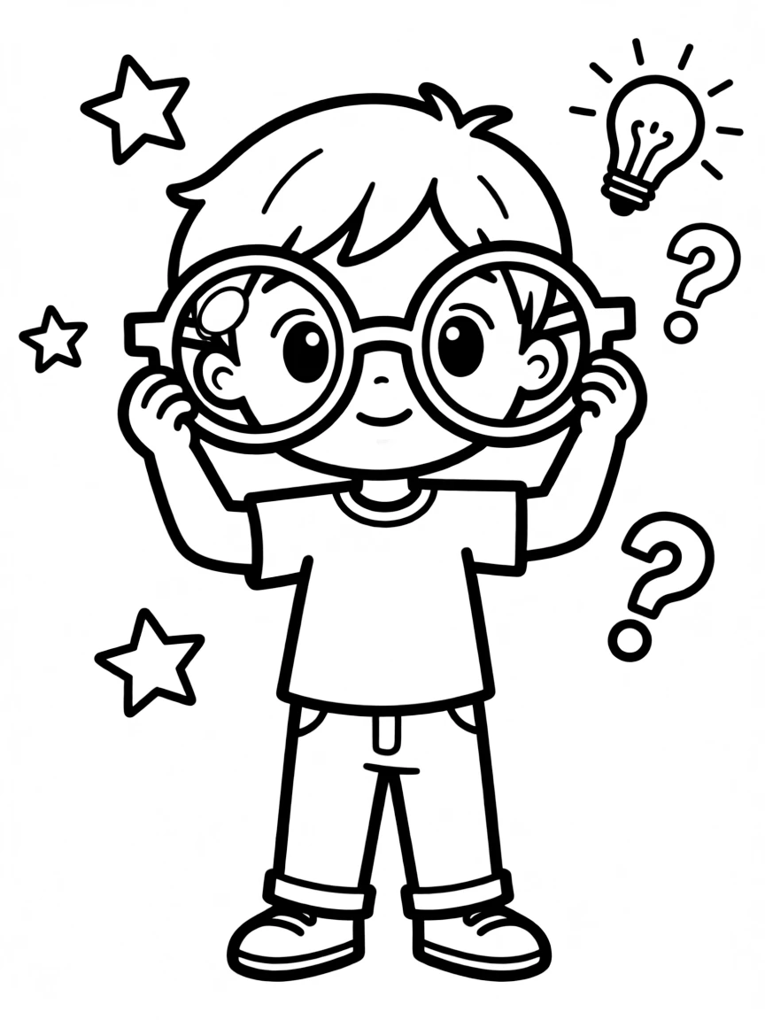 A wonder awakener with perspective-changing glasses