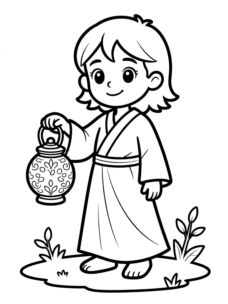 A soul keeper with spiritual lantern