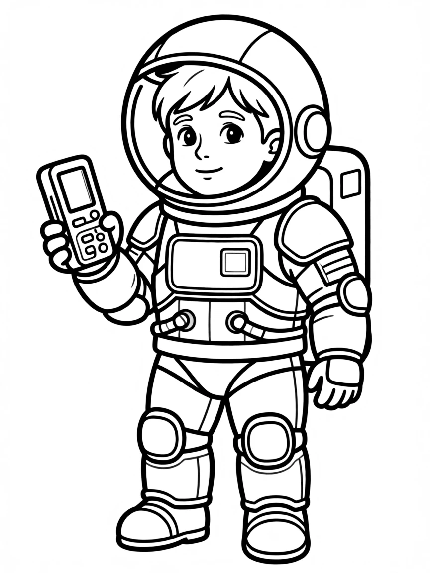 A medieval astronaut with space helmet and plate armor