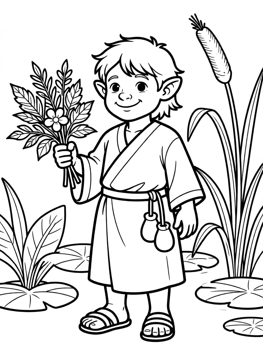 A swamp troll healer with herbal remedies